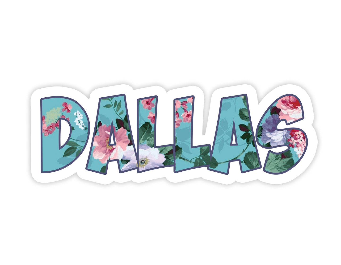Dallas Floral Sticker