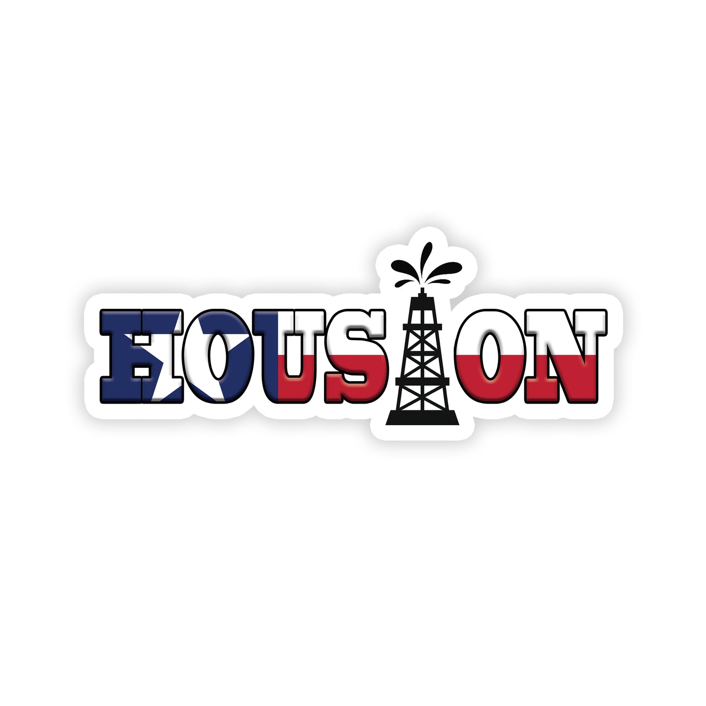 Houston Oil Sticker
