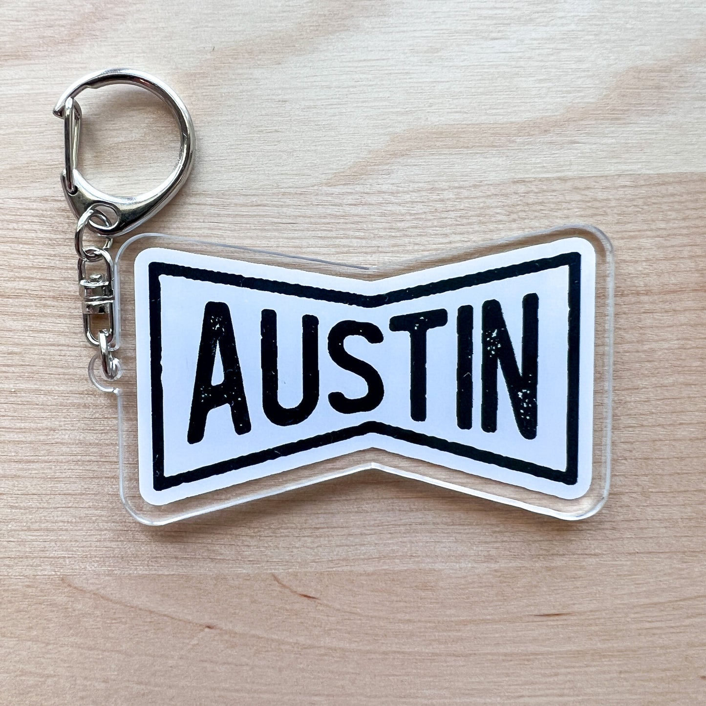 Austin Vintage Keychain