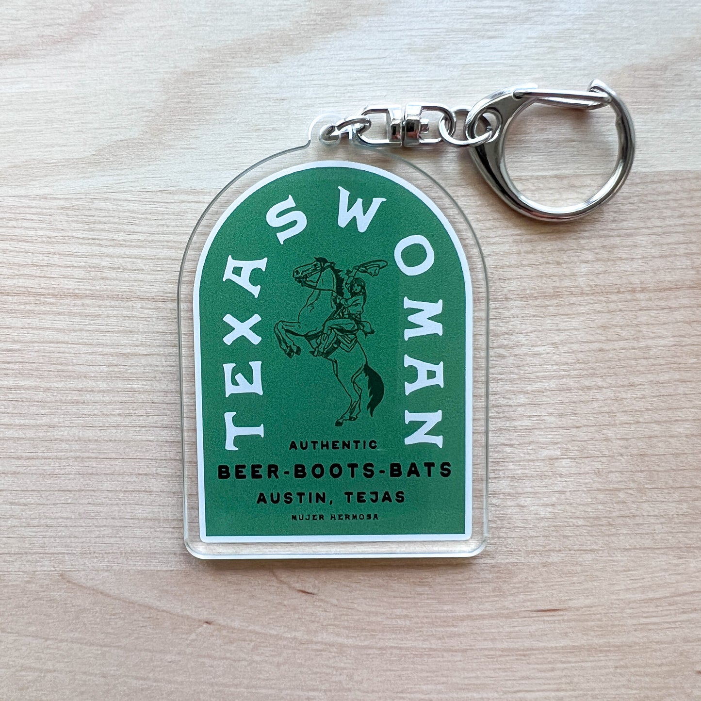 Texas Woman - Austin Keychain
