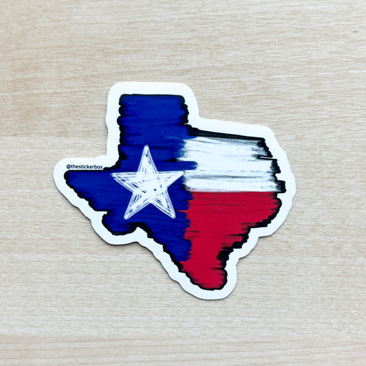Texas State Sticker