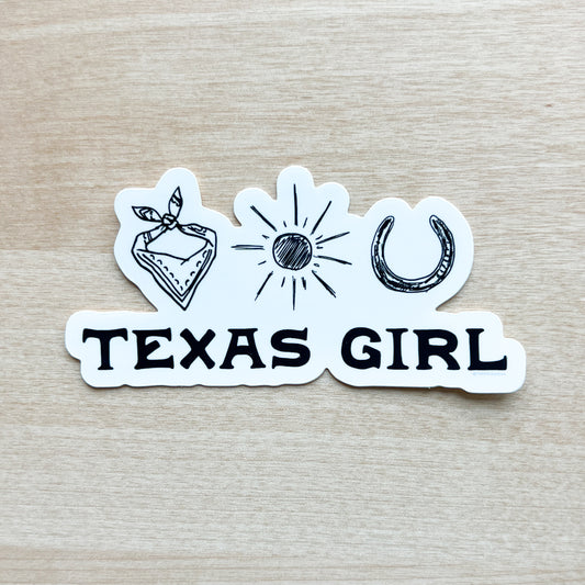 Texas Girl Sticker