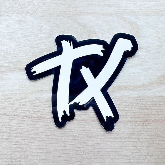 Texas Graffiti Sticker
