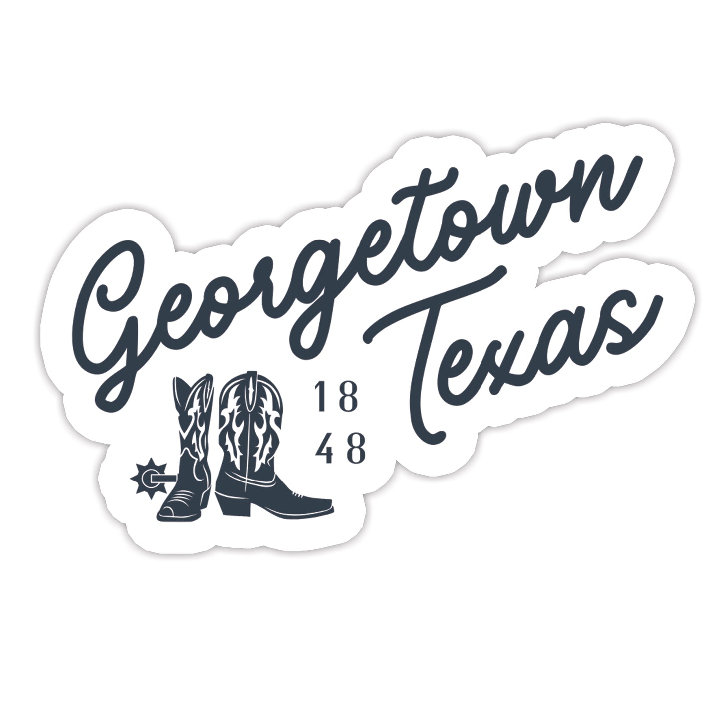 Georgetown Boots Sticker