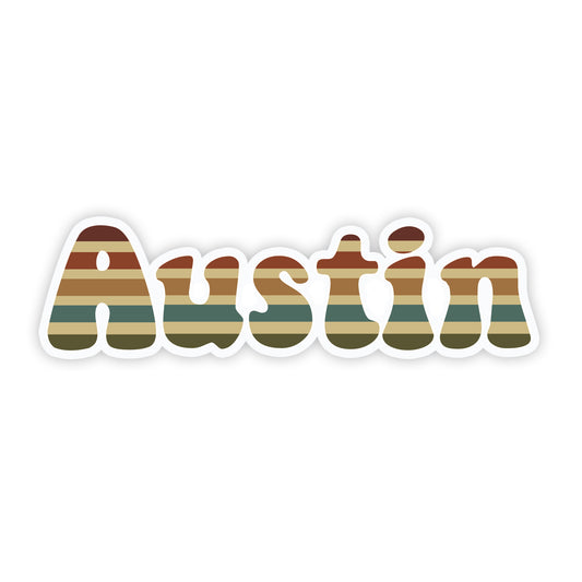 Austin Hippie Sticker