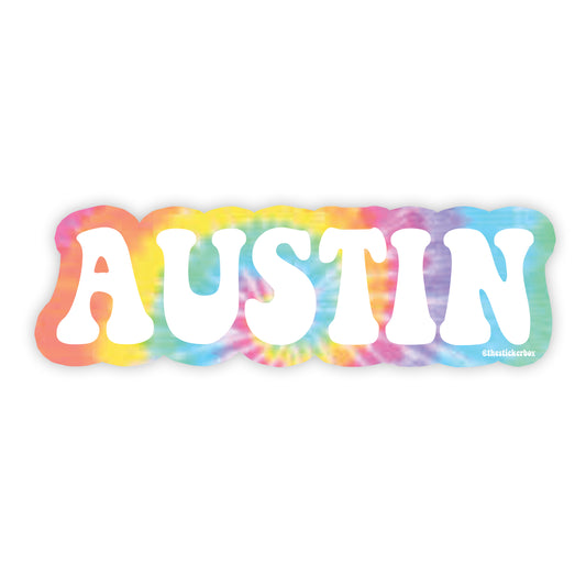 Austin Tie-Dye Sticker