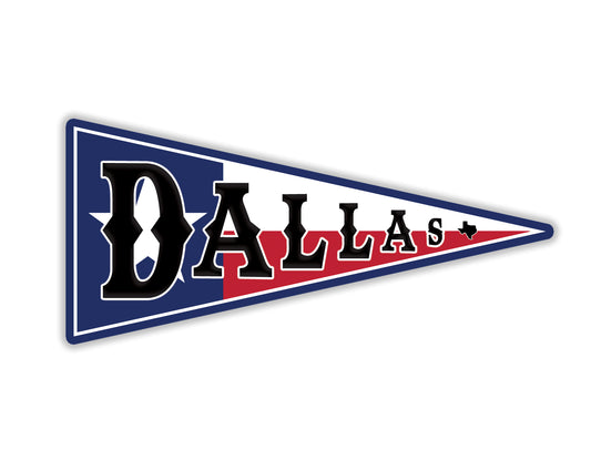 Dallas Banner Sticker