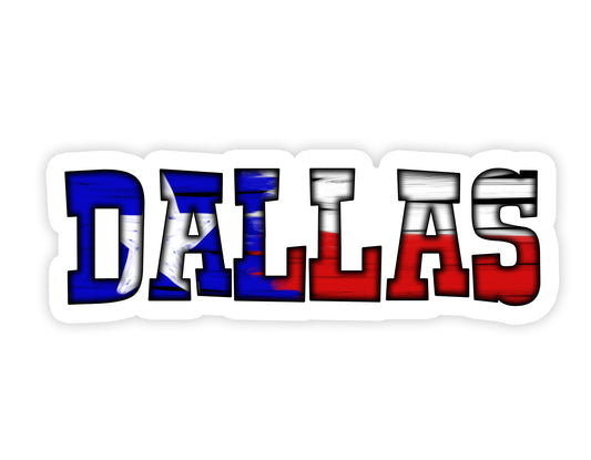 Dallas Bold Sticker