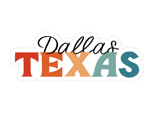Dallas Colors Stickers