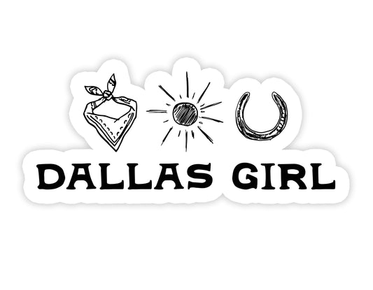 Dallas Girl Sticker
