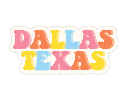Dallas Vibe Sticker