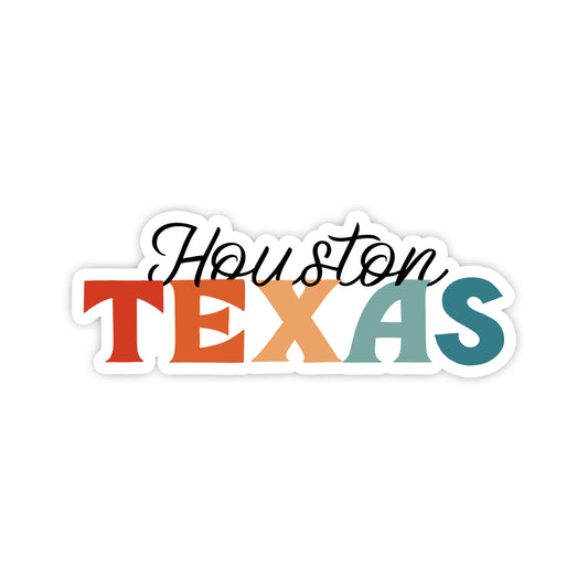 Houston Colors Sticker