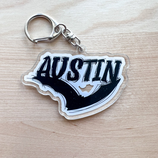 Austin Bats Keychain