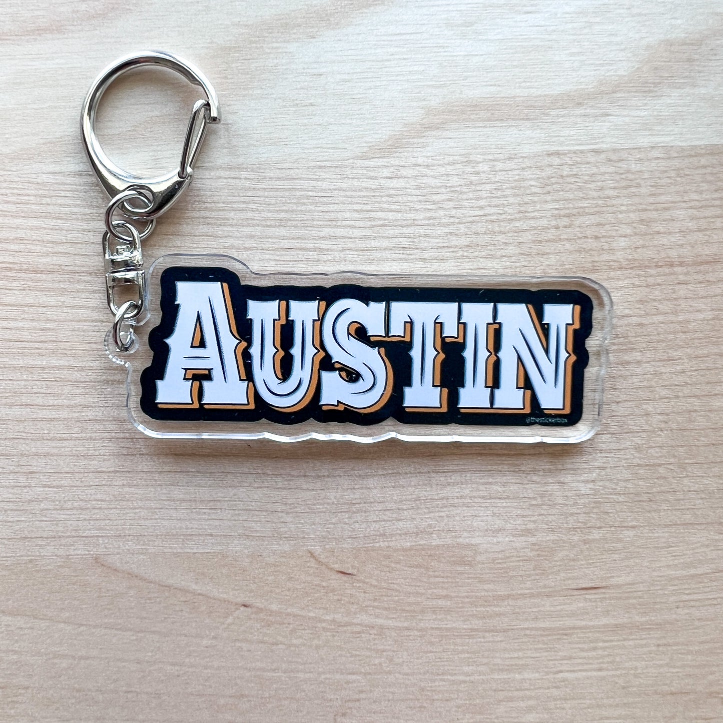 Hook'em Keychain