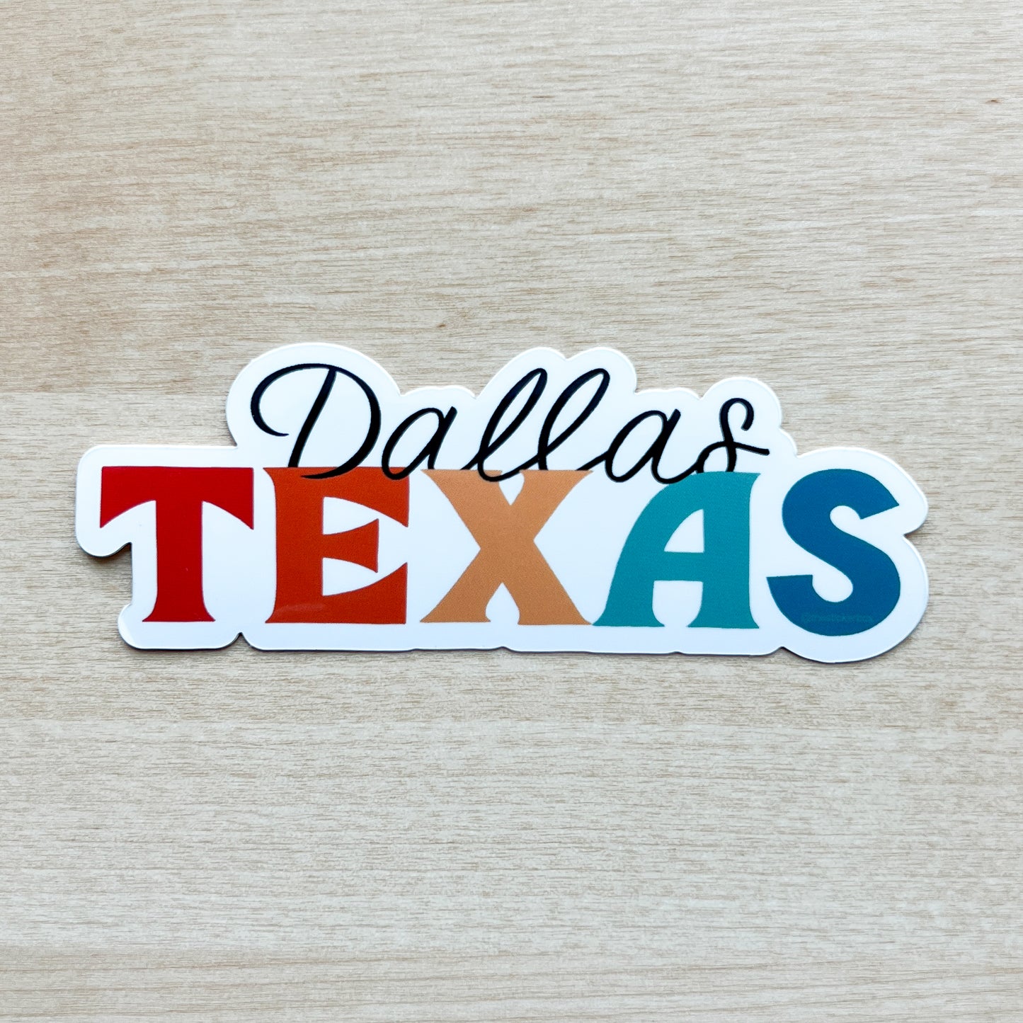 Dallas Colors Stickers