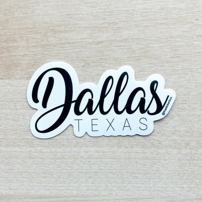 Dallas Script Sticker