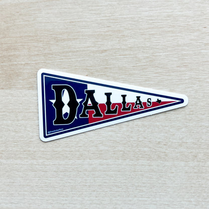 Dallas Banner Sticker