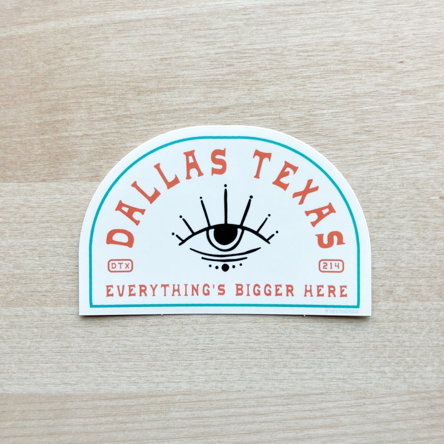 Dallas Third Eye Sticker