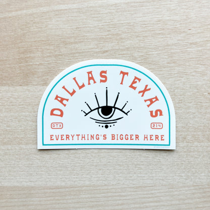 Dallas Third Eye Sticker