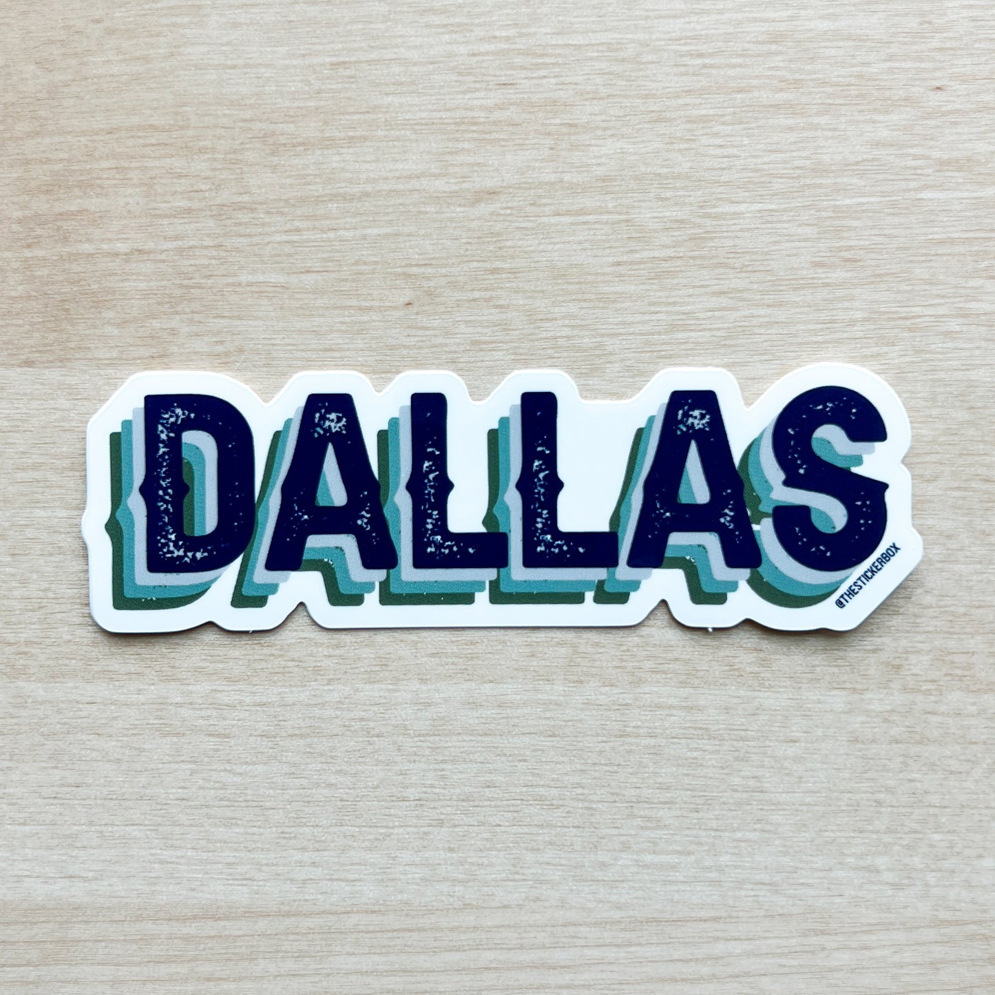 Dallas Blue Sticker