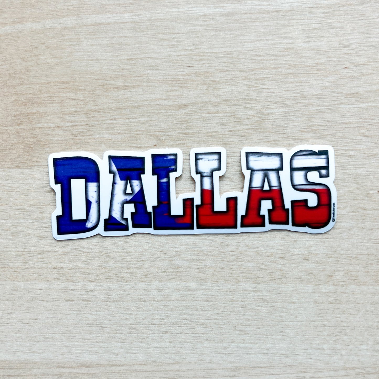 Dallas Bold Sticker