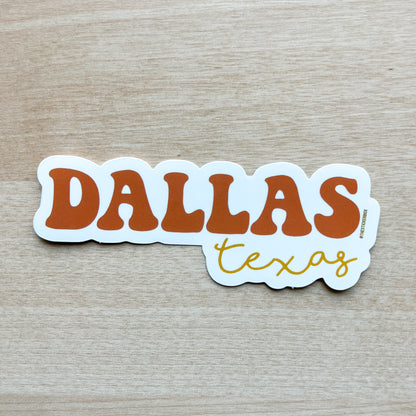 Dallas Hippie Sticker