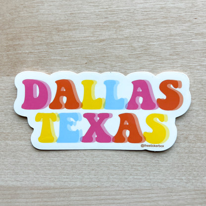Dallas Vibe Sticker