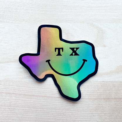 Happy Tex Sticker