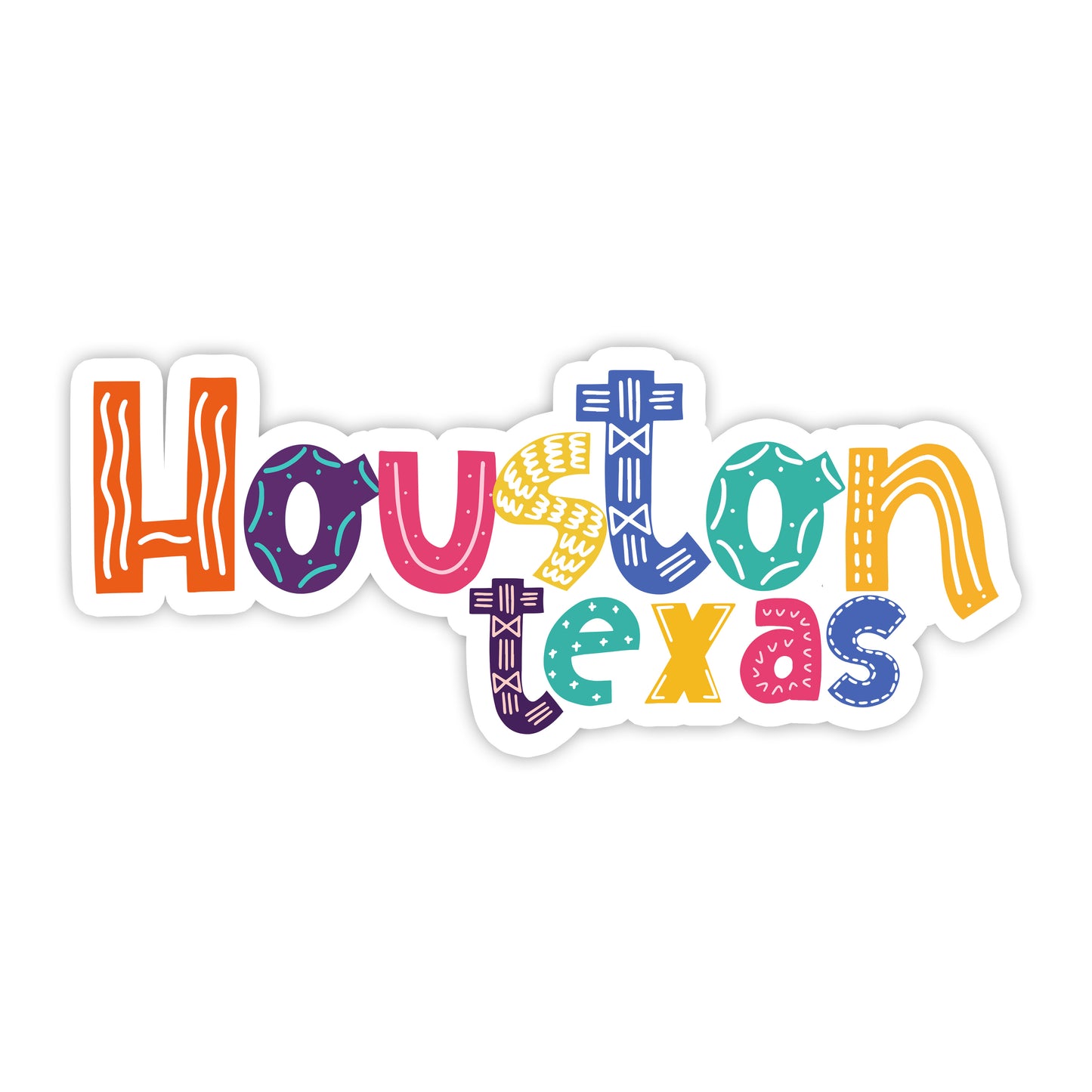 Houston Fiesta Sticker