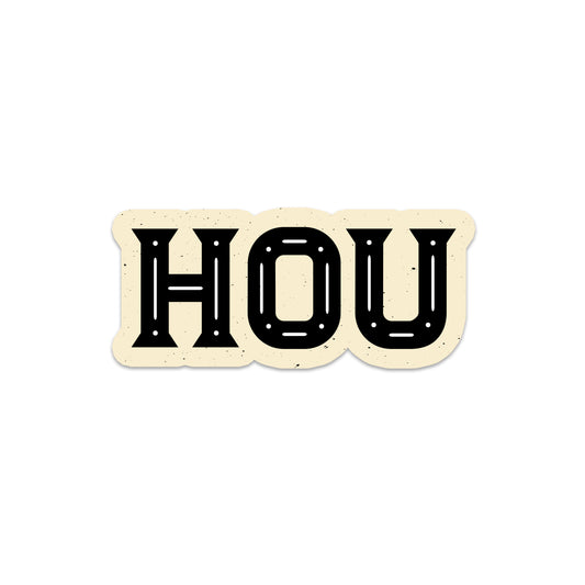 HOU Sticker