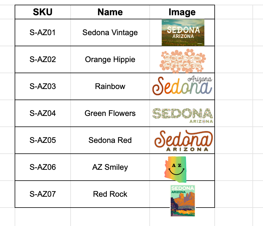 Sedona Arizona Sticker