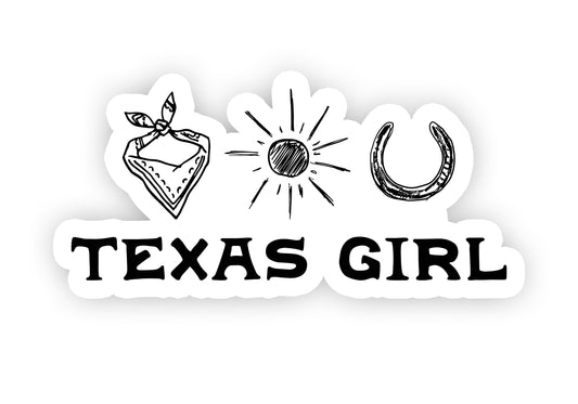 Texas Girl Sticker