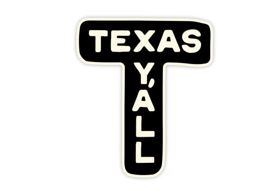 Texas T Sticker